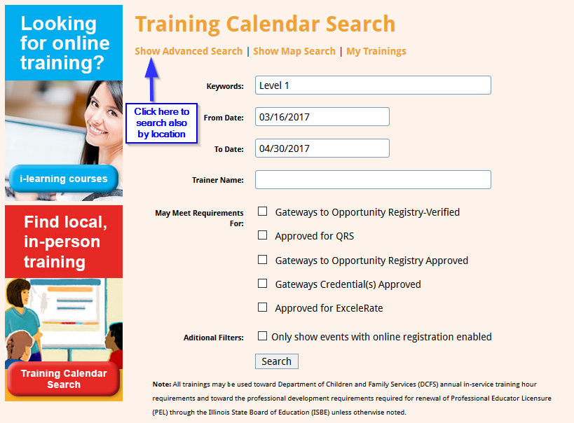 Find And Take Training – Gateways Registry And ExceleRate Illinois Help ...